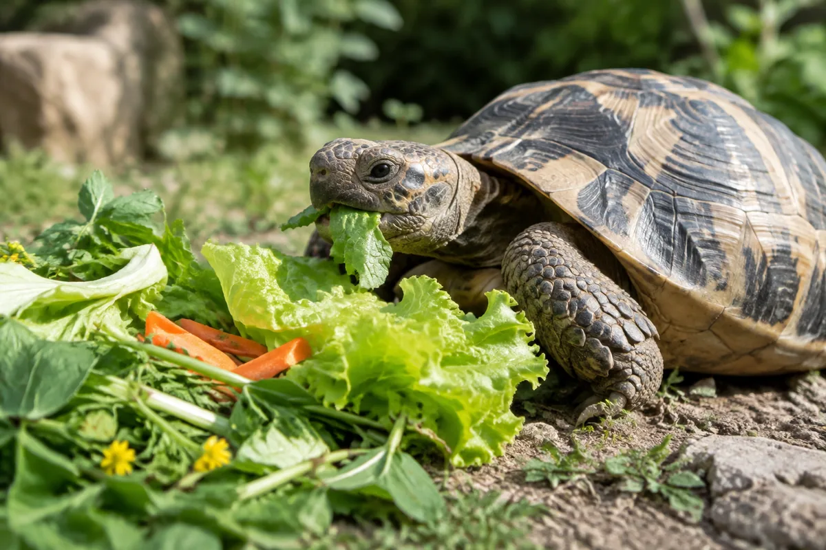 Comment nourrir une tortue terrestre herbivore